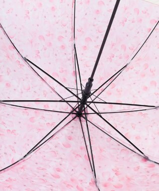 ANY SIS 【WEB・一部店舗限定】切り継ぎフラワー アンブレラ ピンク