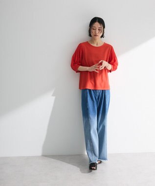 Green Parks マジョリカスリーブプルオーバー Red