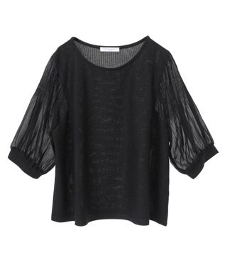 Green Parks マジョリカスリーブプルオーバー Black