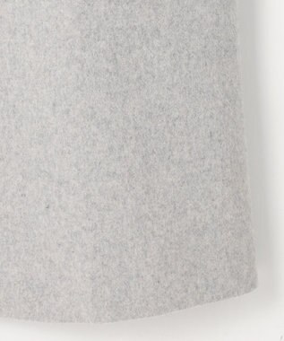 J.PRESS LADIES S ショートビーバー ステンカラー コート ライトグレー系