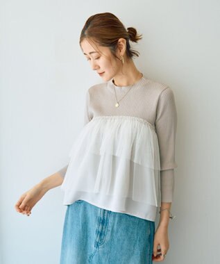 YECCA VECCA ベアドッキングニット