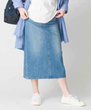 ONWARD Reuse Park 【23区】スカート春夏 ブルー