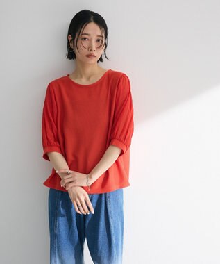 Green Parks マジョリカスリーブプルオーバー Red