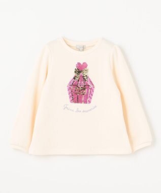 ANY KIDS 裏シャギーミラクルスパンコールトレーナー エクリュ（お菓子の家×香水）