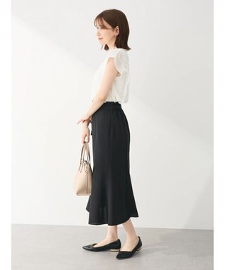 Green Parks ・Ｐｅｔｉｔ　Ｆｌｅｕｒ　フレンチレーシ－ブラウス Off White