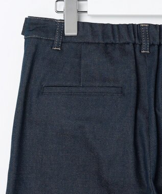 J.PRESS LADIES L 【WEB限定カラーあり】ハイパワーデニムツイル ワイドパンツ インディゴ系