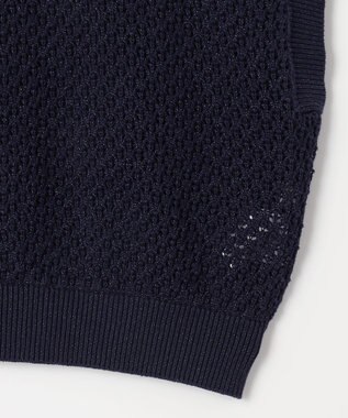 ANY SIS 【貴島明日香さんコラボ・3点セット】メッシュ ニット×キャミ ワンピース ライトブルー