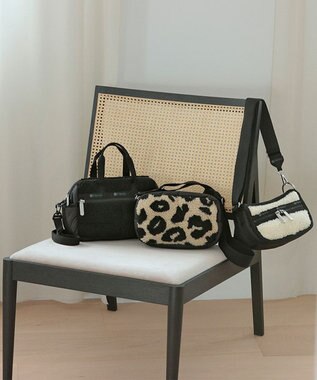 PUFFY CUBE CROSSBODY/レオパードシェルパ / LeSportsac