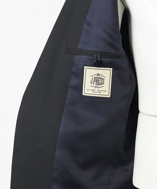 J.PRESS MEN 【定番】【JAPAN CRAFT CLOTH】シャドーヘリンボン スーツ / 背抜き ネイビー系1