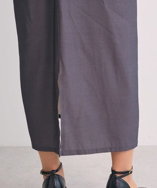 Green Parks ・Ｒａｉｌｍｅ　ＳＥＴ２点　レースブラウス＆ワンピ Charcoal Gray