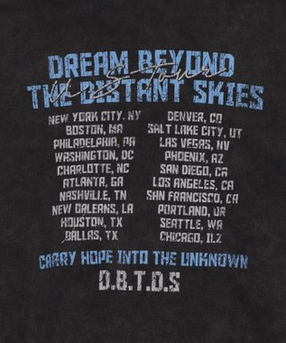 WEGO 【ユニセックス着用ITEM/MLサイズ展開】パウダーブリーチグラフィックZIPパーカー 柄3