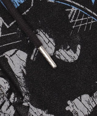 WEGO 【ユニセックス着用ITEM/MLサイズ展開】パウダーブリーチグラフィックZIPパーカー 柄3