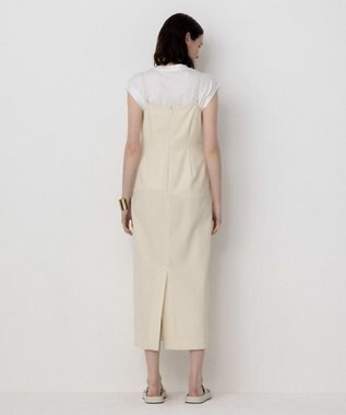 NAVE 【Nave・セットアップ可】ウールポリエステルツイルキャミドレス アイボリー系