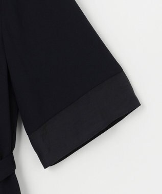 J.PRESS LADIES 【セットアップ対応・人気素材】Light ジョーゼット ワンピース ネイビー系