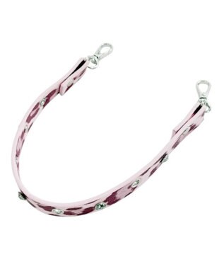 WEGO ビジューハトメハンドストラップ ピンク