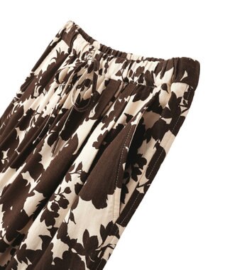 AMERICAN HOLIC リネンブレンドアソート柄パンツ Brown