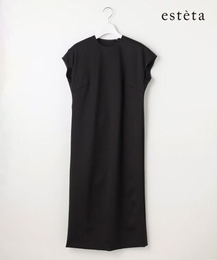 23区 L 【エステータ】スキューバ フレンチスリーブ ワンピース
