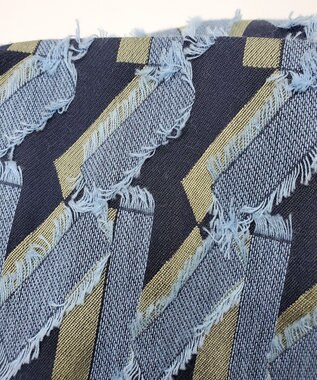 POLS ジャガード織 ヘアバンド ネイビー