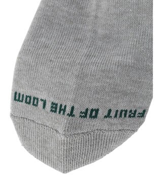 Green Parks ■ＦＲＵＩＴ　ＯＦ　ＴＨＥ　ＬＯＯＭ　３Ｐロゴ刺繍ソックス Mix