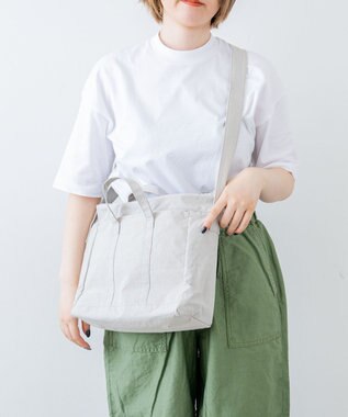 NIZYU KANO 【はまじコラボ】Airyトート Sサイズ ライトグレー