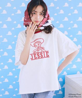 earth music&ecology 【予約】リンガーTシャツ/TOY STORY レッド