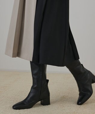 GRACE CONTINENTAL プリーツジャンパースカート ベージュ