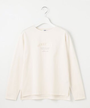 J.PRESS LADIES ロゴ Tシャツ ベージュ系