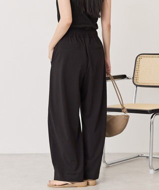 AMERICAN HOLIC ウエストドロストソフトバルーンパンツ Black