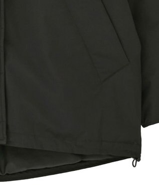 earth music&ecology フーデットパファーコート Black