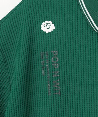 PW CIRCULUS 【WOMEN】ワッフルハーフジップポロ 2026年モデル ゴルフウェア レディース グリーン系