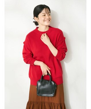 CRAFT STANDARD BOUTIQUE ガンジーニットプルオーバー Red