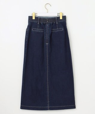 ANY SIS S 【洗える】ストレッチライトデニム スカート インディゴ