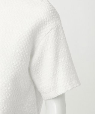 23区 【R(アール)】ジャカード ブラウス ホワイト系