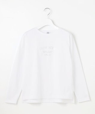 J.PRESS LADIES ロゴ Tシャツ ホワイト系