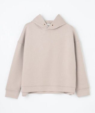 ANY L 【洗濯機可】クロップド丈ダンボールパーカー サンドベージュ