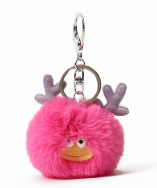 WEGO トナカイモンスターぬいぐるみキーホルダー ピンク