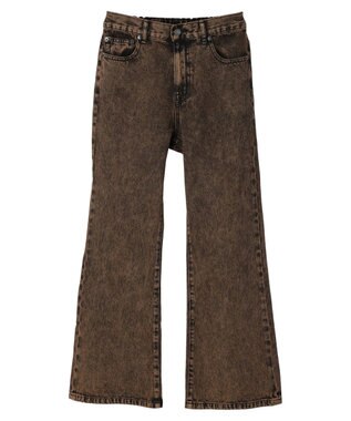 Green Parks ・ＳＵＧＡＲ　ＳＰＯＯＮ　カラーデニムフレアパンツ Brown