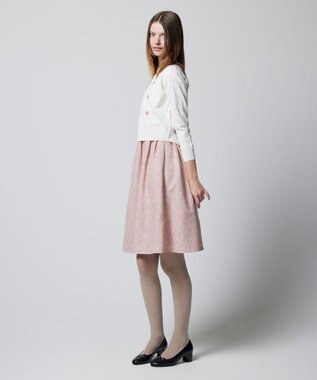 TOCCA 【洗える！】TINY ROSE KNIT カーディガン アイボリー系