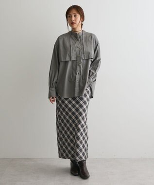 CRAFT STANDARD BOUTIQUE ヨークデザインシャツ Dark Gray