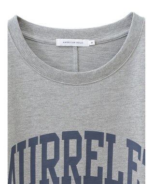 AMERICAN HOLIC ドルマンミニ裏毛プルオーバー② Light Gray Mixture