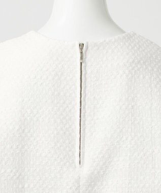 23区 【R(アール)】ジャカード ブラウス ホワイト系