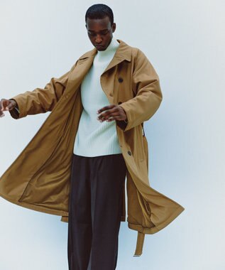 UNFILO MENS バルキー タートルネック ニット オフ