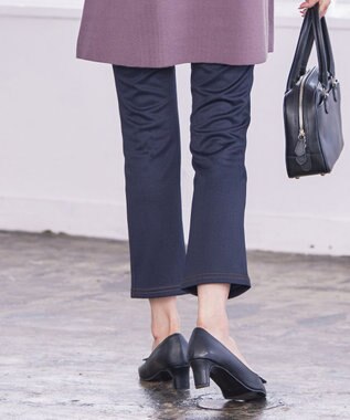 Tiaclasse 【洗える】デニムライク起毛ストレッチ ネイビー