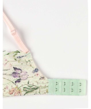 une nana cool 【リニューアル】364ブラ レース MADE WITH LIBERTY FABRIC クリアグリーン