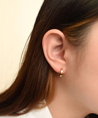  【金属アレルギー対応】フープピアス PLANUM