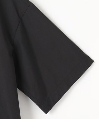 #Newans 【ANSWER for モダンベーシック】バックスリットオーバーシャツ ブラック系