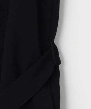 J.PRESS LADIES 【セットアップ対応・人気素材】Light ジョーゼット ワンピース ネイビー系
