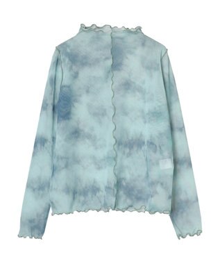 CRAFT STANDARD BOUTIQUE タイダイメッシュボトルネックインナー Light Green