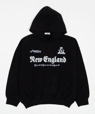 WEGO グラフィックバルーンクロップドプルパーカー