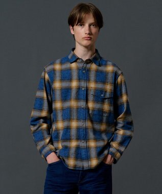 JOSEPH ABBOUD MOUNTAIN 【オーガニックコットン/ソフト】ムリネチェック シャツ